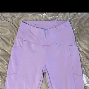 Purple leggings
